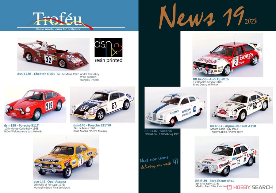 アルピーヌルノー A110 1973年モンテカルロラリー #62 Thierry Sabine/Pierre Terry (ミニカー) その他の画像1