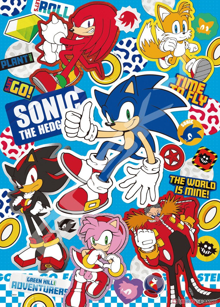 ソニック・ザ・ヘッジホッグ No.500-557 Sticker Collection (ジグソーパズル) 商品画像1