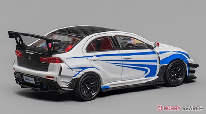 Mitsubishi ランサー エボリューション X Varis ホワイト (ミニカー) 商品画像2