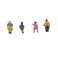 Diorama Collection Craft 048 Sitting People (3) (Model Train) 商品画像2 Thumbnail