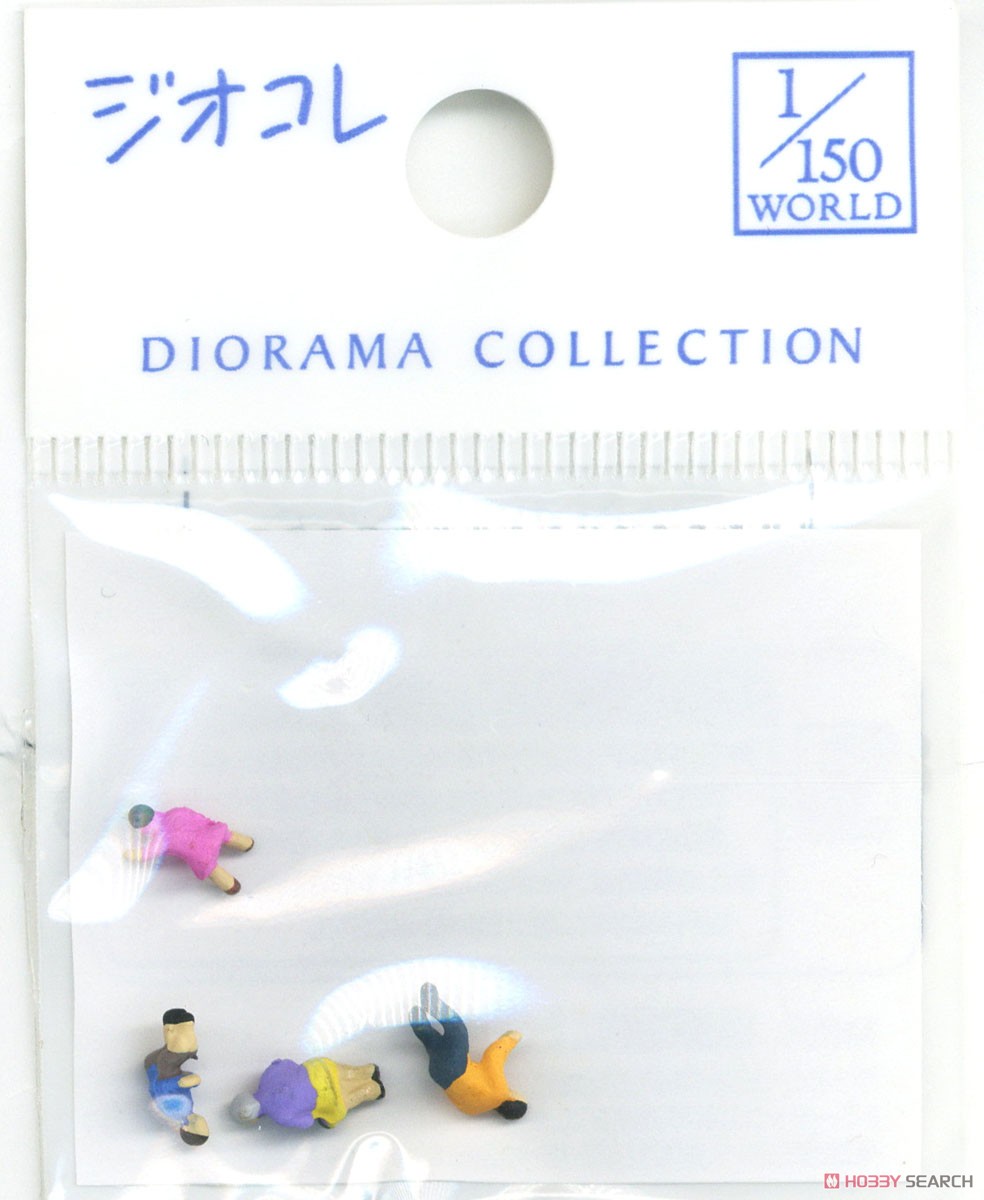 Diorama Collection Craft 048 Sitting People (3) (Model Train) パッケージ1