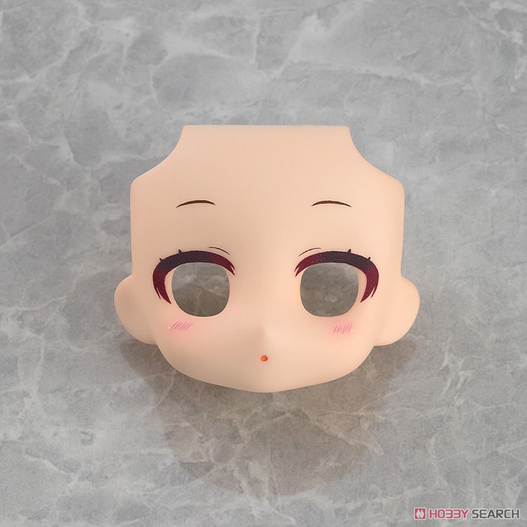 かすたむフェイス ☾cream + レジンアイ ねんどろいどどーる かすたむフェイス Make Up！：れにゃ01（peach