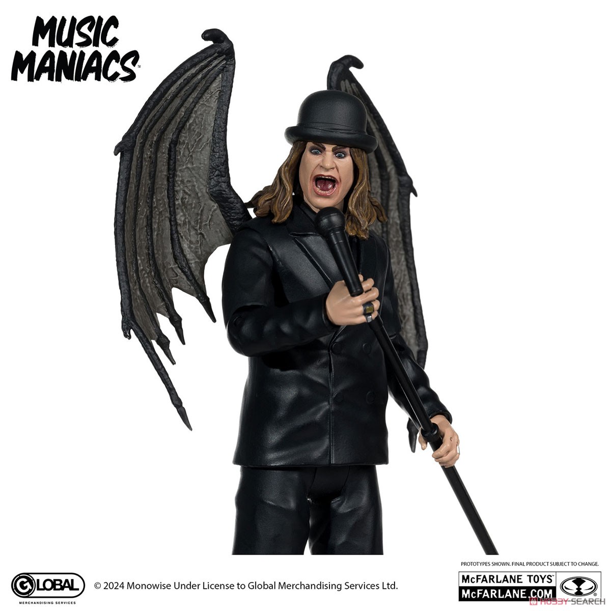 Music Maniacs - Metal: 6 Inch Action Figure - Ozzy Osbourne