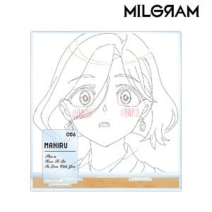 Milgram Original Picture Big Acrylic Stand w/Parts Mahiru [This Is How ...