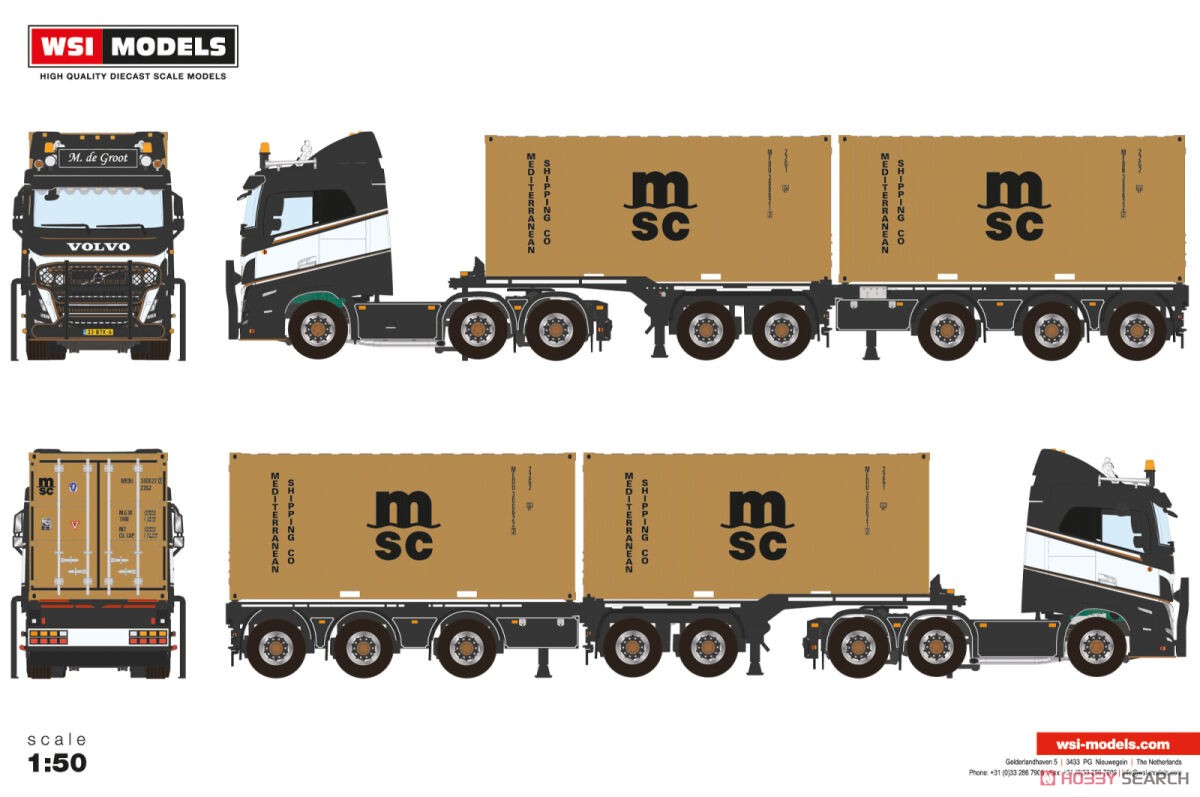 wsi 1/50 ベンツ　Volvo 2台セット wsi 1/50 ベンツVolvo 2台セット