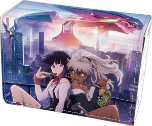 合皮製デッキケースW メタリックルージュ 「ルジュ＆ナオミ」 (カードサプライ)