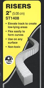 [ SubTerrain ] ST1408 Risers 2 Inch (5.08cm) (4pcs.) (Model Train)