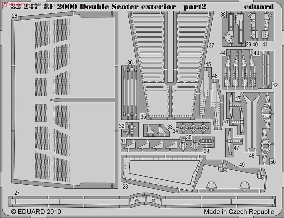 EF-2000 ユーロファイター 複座型 外装用エッチングパーツ (プラモデル) 商品画像2