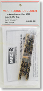 【 0001808 】 MRC Nサウンドデコーダ SD80 (鉄道模型)