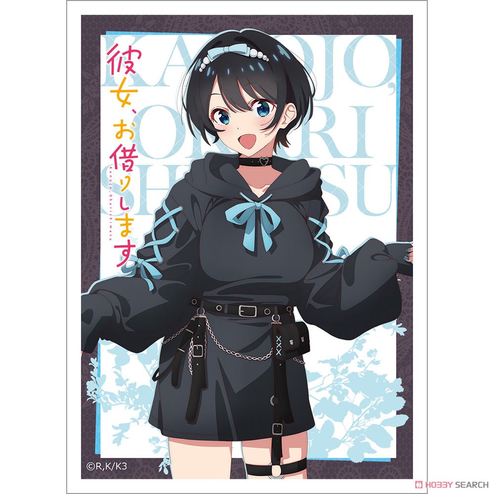 かのかり　更科瑠夏　クッションカバー ラバーマット　ゴシック風デート服 彼女、お借りします]描き下ろしロングクッションカバー（更科