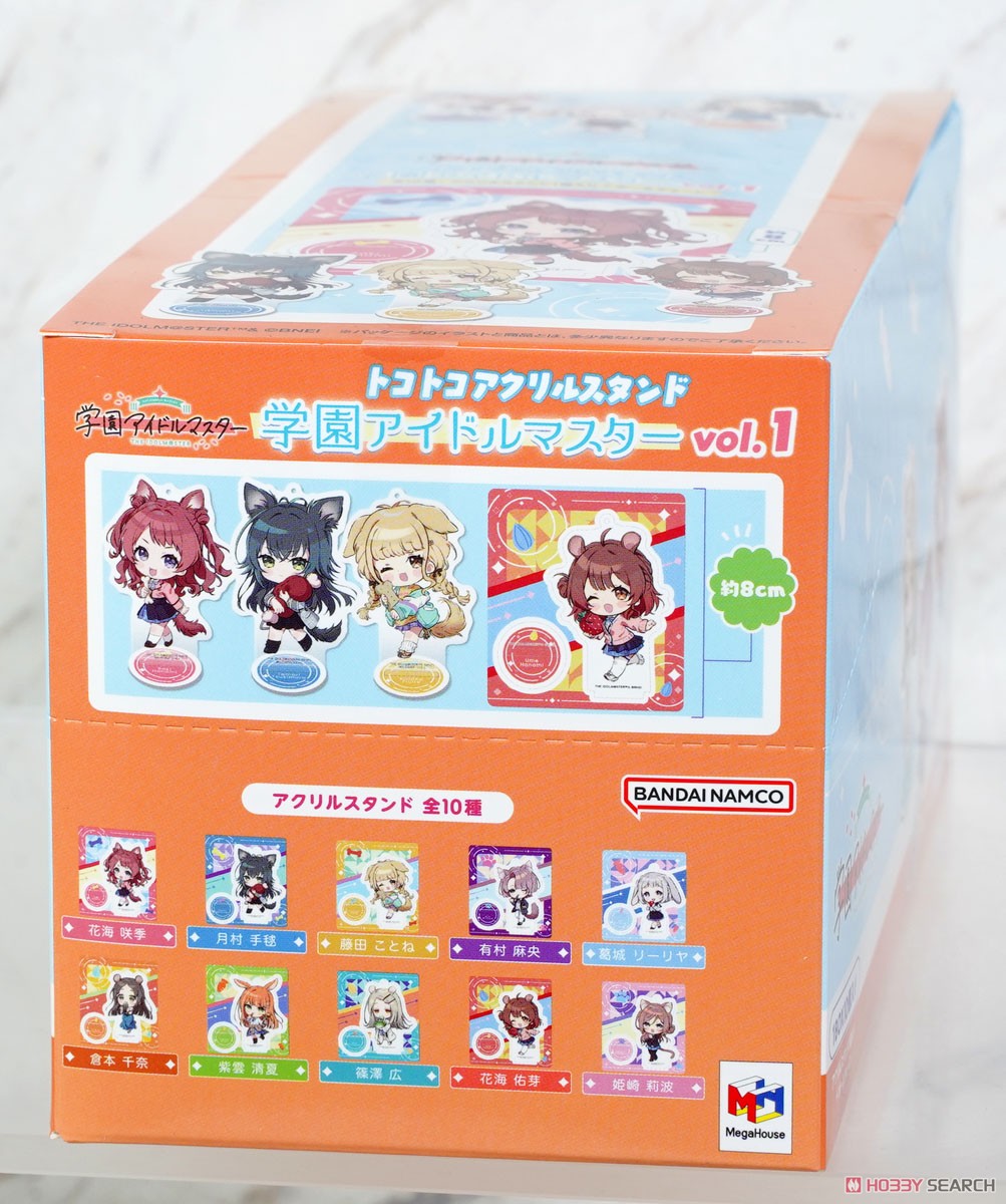 BOX 10個入り　学園アイドルマスター(学マス) トコトコアクリルスタンド トコトコアクリルスタンド 学園アイドルマスター (10個セット