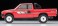 TLV-N320b ダットサン トラック 4WD キングキャブ AD (赤) (ミニカー) 商品画像3 サムネイル