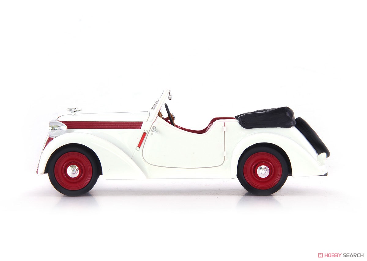 ジャワ マイナー 600 コンバーチブル ホワイト-レッド ミニカー