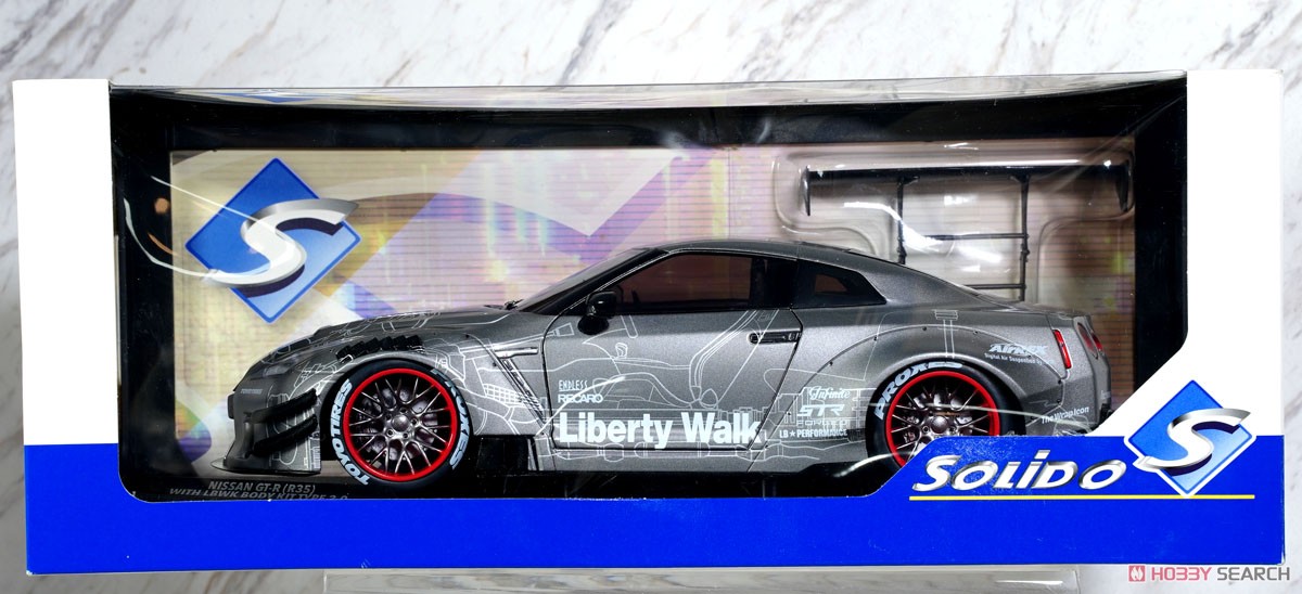 Nissan GT-R (R35) LB WORKS Catalogue Design 2020 (Gray) Diecast
