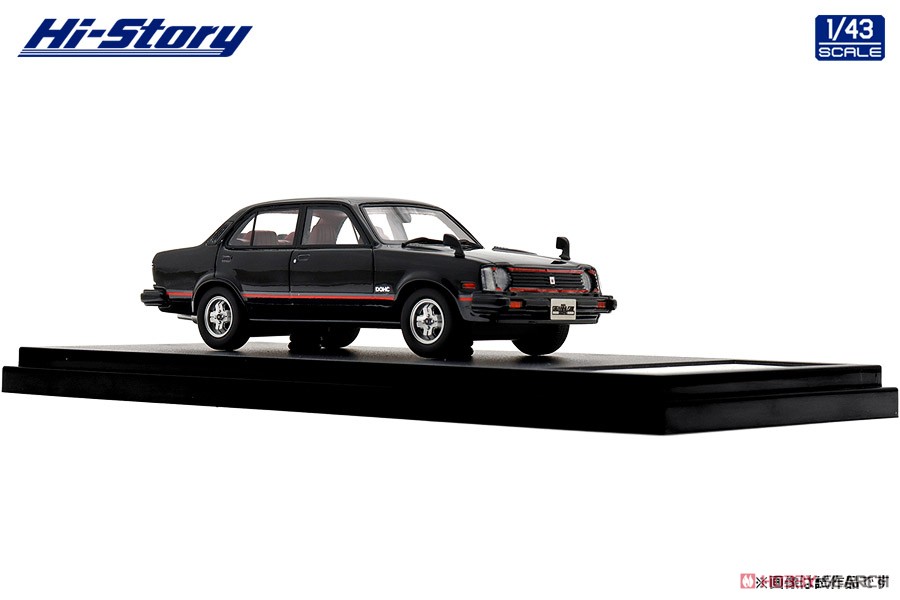 ISUZU GEMINI Sedan ZZ/T (1981) ブラック (ミニカー) 商品画像3