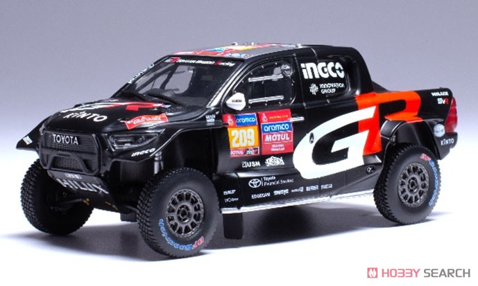 Truck Dakar Modèle Réduit IXO 1/43 Toyota GR DKR Hilux Evo T1U #209
