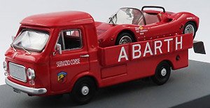 Fiat 241 Abarth Corse Service Car 1970 + Fiat Abarth 1000SP (Diecast Car)
