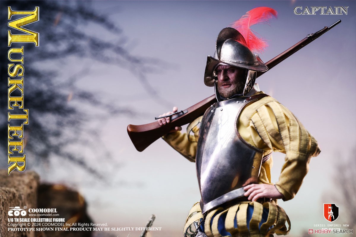 COO Model 1/6 Series of Empire Spanish Conquistador Musketeer