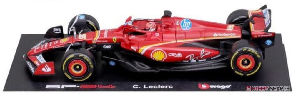 フェラーリ SF-24 2024 No.16 C.ルクレール ドライバー付 (ミニカー) 商品画像1