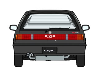 ○ グランド シビック ( EF EF9 ) 3ドア 用 社外 FRP製