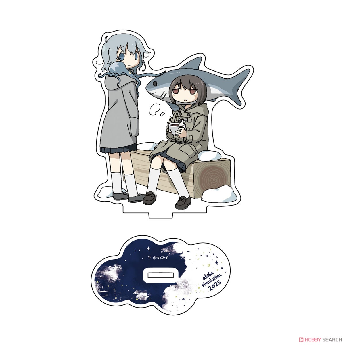 アキバ シミュレーション2025 描き下ろし たこの人&さめの人アクリルスタンド (キャラクターグッズ) 商品画像2