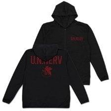 EVANGELION U.N.NERV 薄手ドライパーカー/BLACK-XXL (キャラクターグッズ)