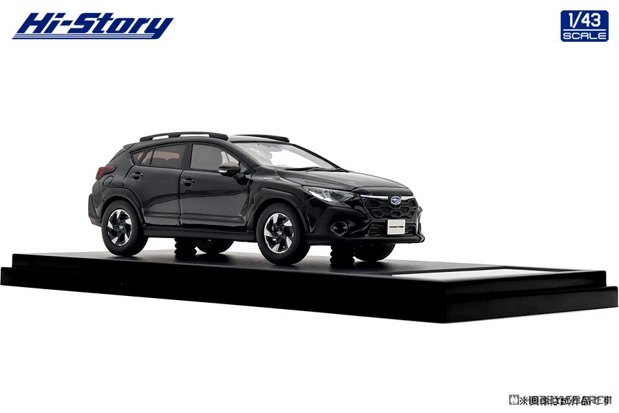 SUBARU CROSSTREK Limited (2023) Crystal Black Silica (Diecast Car