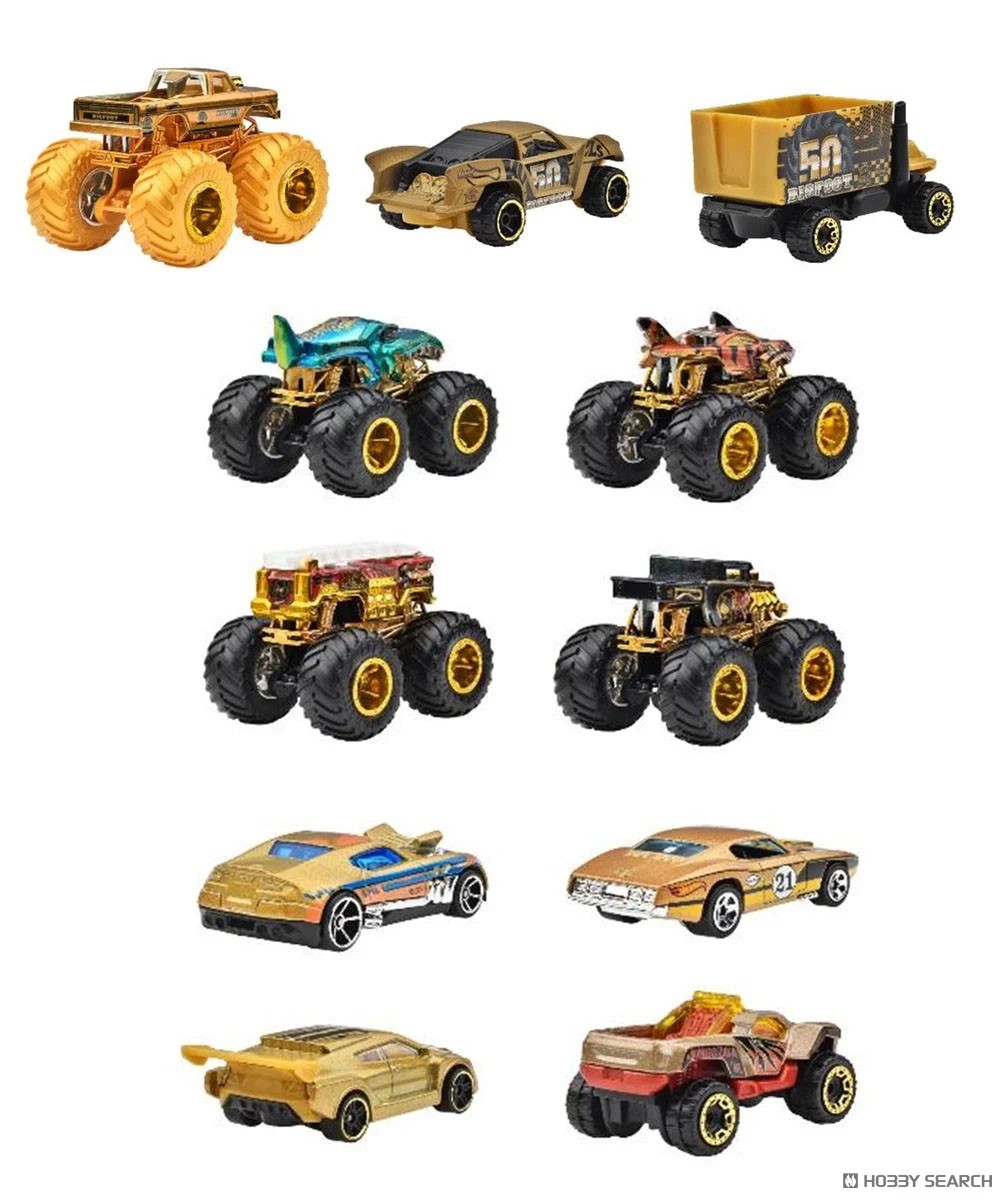 Hot Wheels Monster Trucks Bigfoot Trophy Champion Collection Set (Diecast Car) 商品画像2