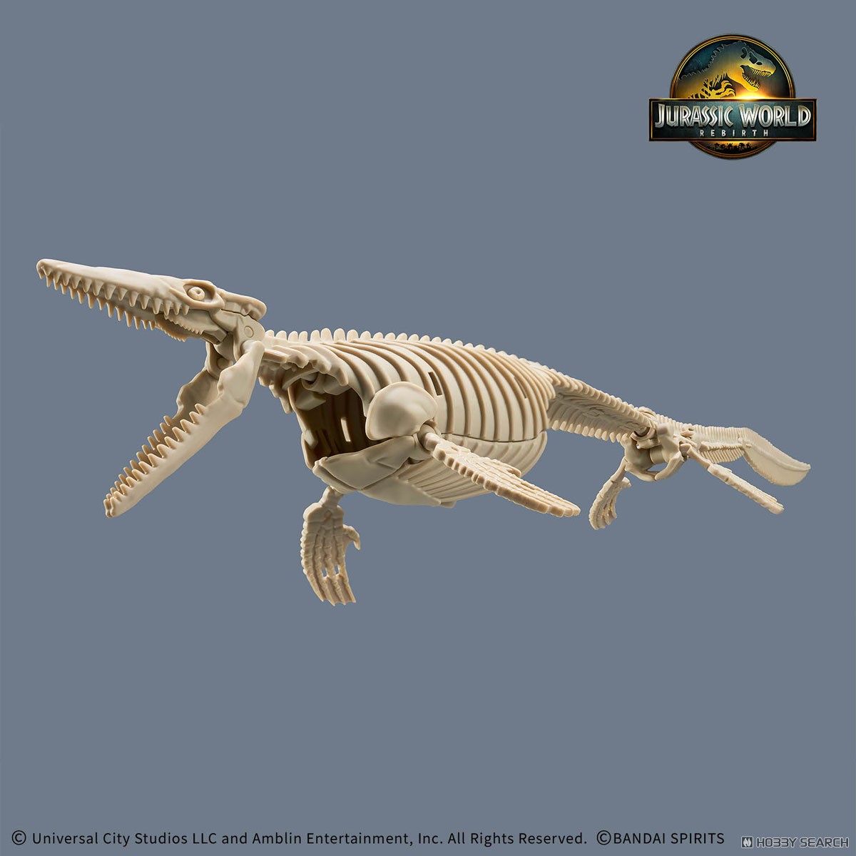 【塗装済完成品】即購入歓迎　バンダイ　モササウルス　プラモデル プラノサウルス JURASSIC WORLD モササウルス (プラモデル