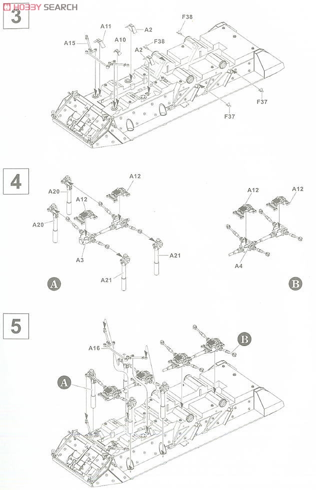 Stryker M1132 ESV (Plastic model) 設計図2