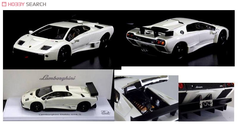 ★1/43★ランボルギーニ ディアブロ GTR-S★パールホワイト★京商★ ランボルギーニ ディアブロ GTR-S (パールホワイト) -京商20周年
