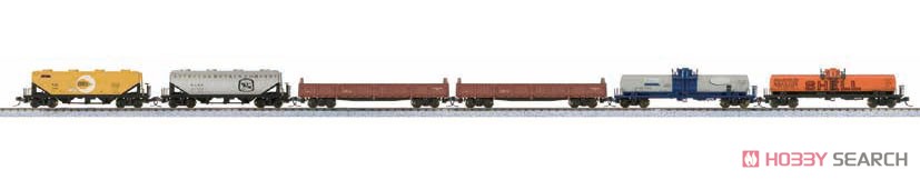 混合貨車列車 (6両セット) ☆外国形モデル (鉄道模型) - ホビー