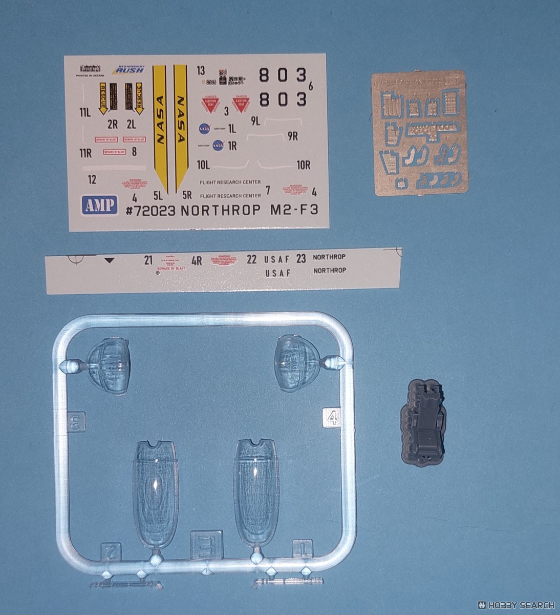 【箱破損特価】ノースロップ M2-F2/F3 リフティングボディ実験機 (プラモデル) その他の画像3