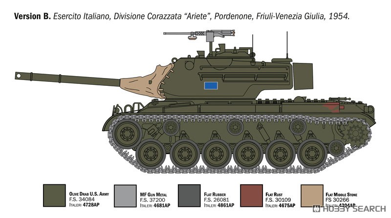 SOLID　パットンM47戦車 202 SOLID パットンM47戦車 202