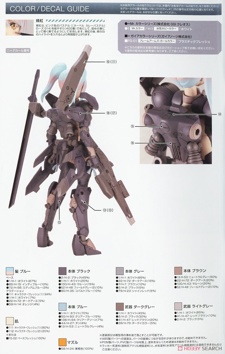 ☆特価品 フレームアームズ・ガール 影虎 プラモデル｜ホビーサーチ