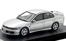 MITSUBISHI GALANT VR-4 (1996) ハミルトンシルバー (ミニカー)