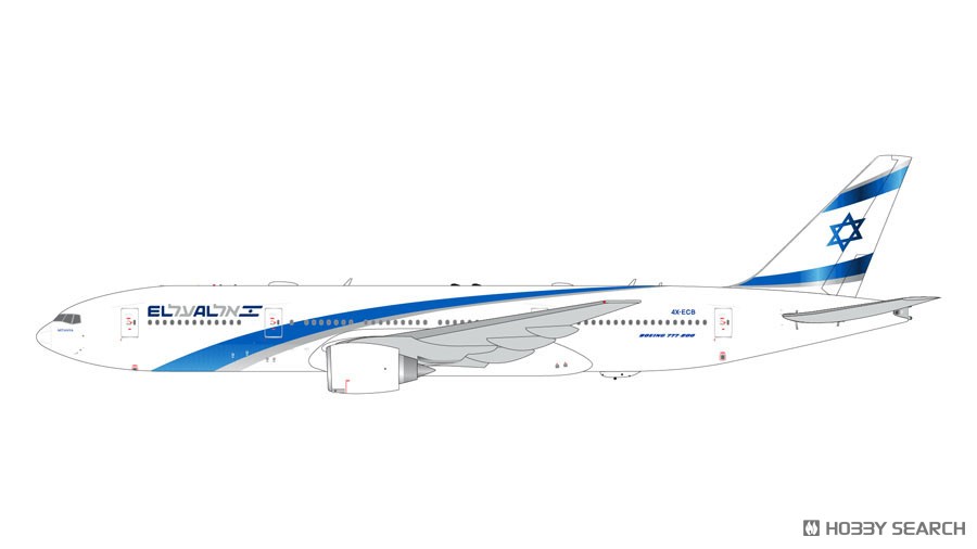 777-200ER エル・アル航空 4X-ECB (完成品飛行機) その他の画像1
