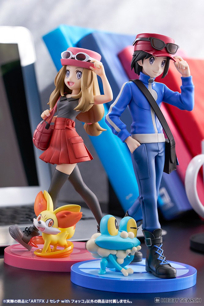 モンコレ セレナ&フォッコフィギュア 箱無し ポケットモンスター ポケモン モンコレ セレナ & フォッコ 可動