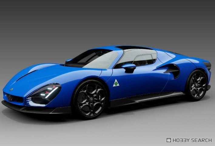 Alfa Romeo 33 Stradale Blu reale - black interior (with Case