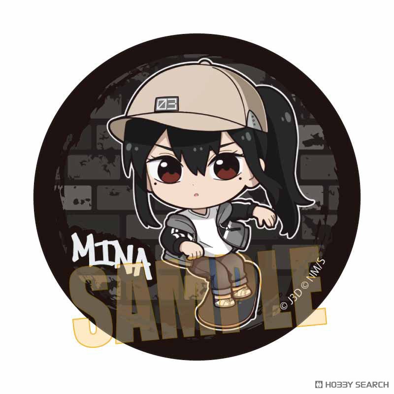怪獣8号 亜白ミナ 缶バッジ スケーターver. 怪獣8号 缶バッジ 亜白ミナ スケーターver. (キャラクターグッズ