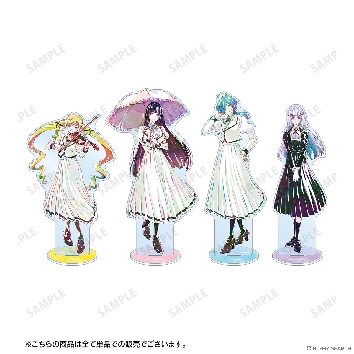 ロックは淑女の嗜みでして 黒鉄音羽 Ani-Art BIGアクリルスタンド (キャラクターグッズ) その他の画像1