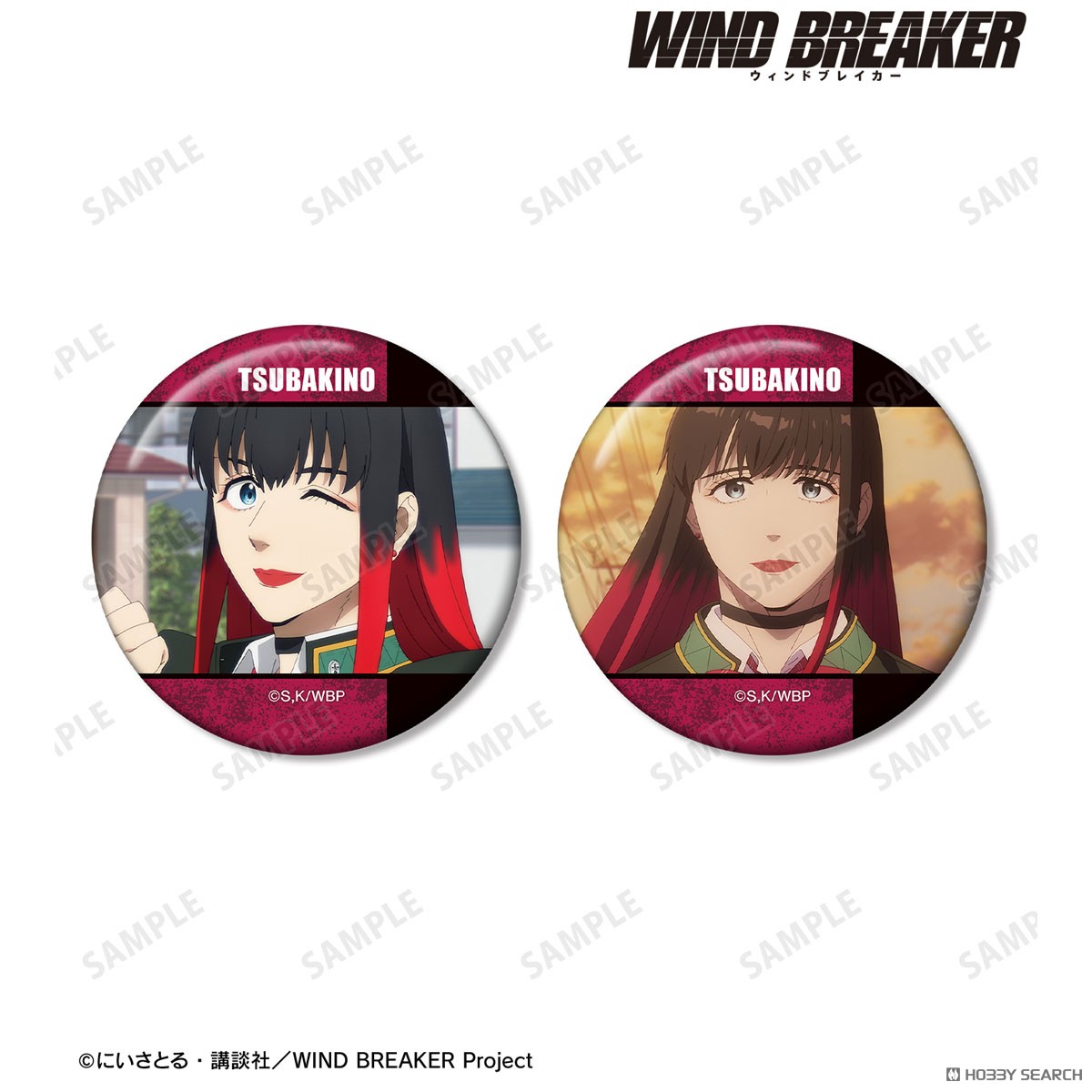 WIND BREAKER 椿野佑 場面写缶バッジ2個セット (キャラクター