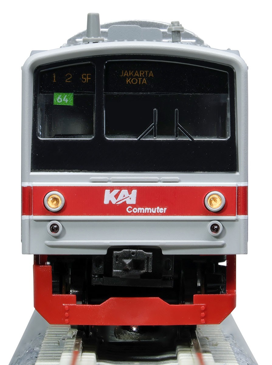 希少！　HOゲージ　インドネシア客車　鉄道模型 インドネシア通勤鉄道 205系 12両セット (12両セット) ☆外国形モデル