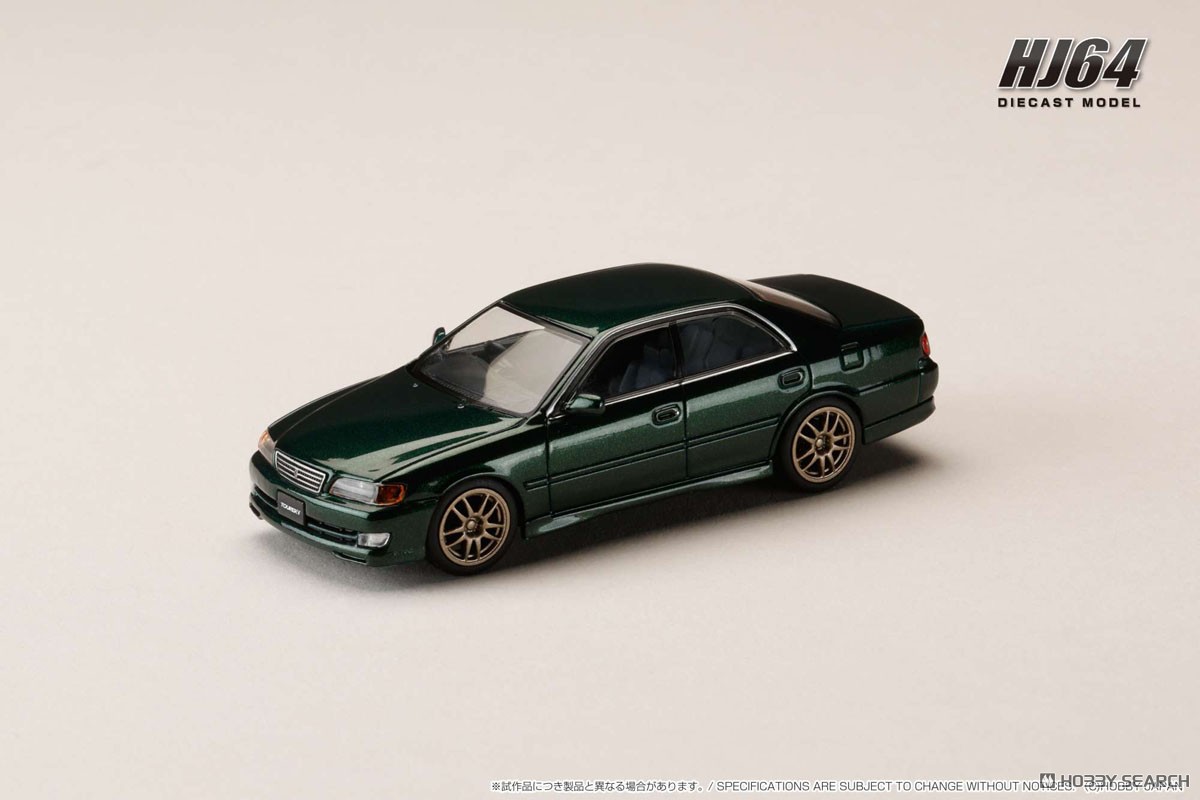 京商 1/43 トヨタ チェイサー ツアラーV 後期型　ダークグリーンマイカ トヨタ チェイサー ツアラーV (JZX100) アーリーバージョン