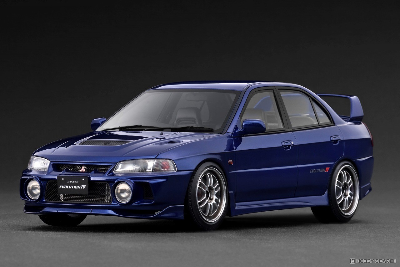 Mitsubishi LANCER EVOLUTION IV (CN9A) Dark Blue (ミニカー