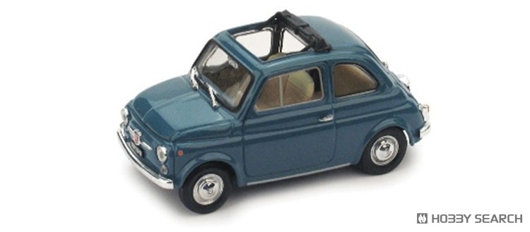 フィアット 500F オープン 1965-72 ミディアムブルー (ミニカー