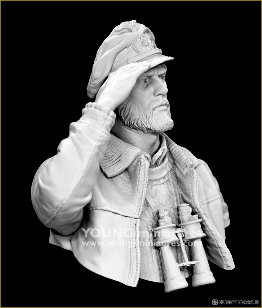 WWII ドイツ海軍 Uボート艦長「母港への帰還」 胸像 (プラモデル
