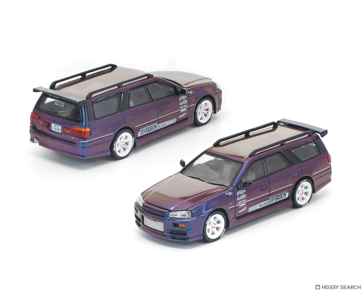 日産ステージア　ミニカー 日産 ステージア マジックパープル (ミニカー) - ホビーサーチ