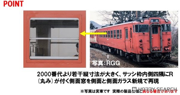 1/80(HO) J.N.R. Diesel Car Type KIHA40-500 (Late Type) (T) (Model Train) その他の画像2