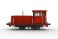 1/80(HO) Switcher (L-Shaped Orange Color) (Unassembled Kit) (Model Train) その他の画像7 Thumbnail